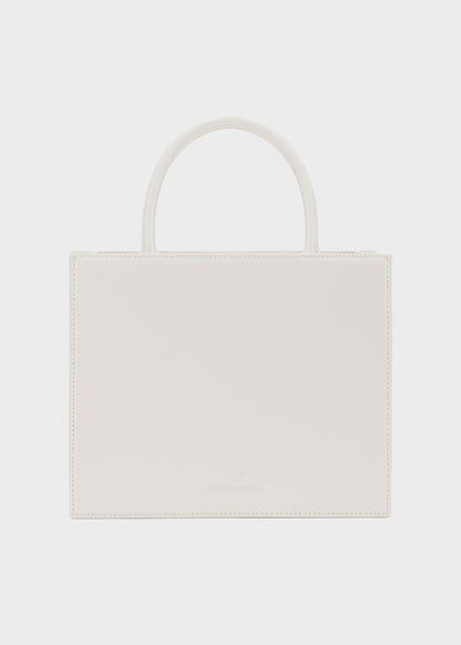 Medium handbag with shoulder strap and logo