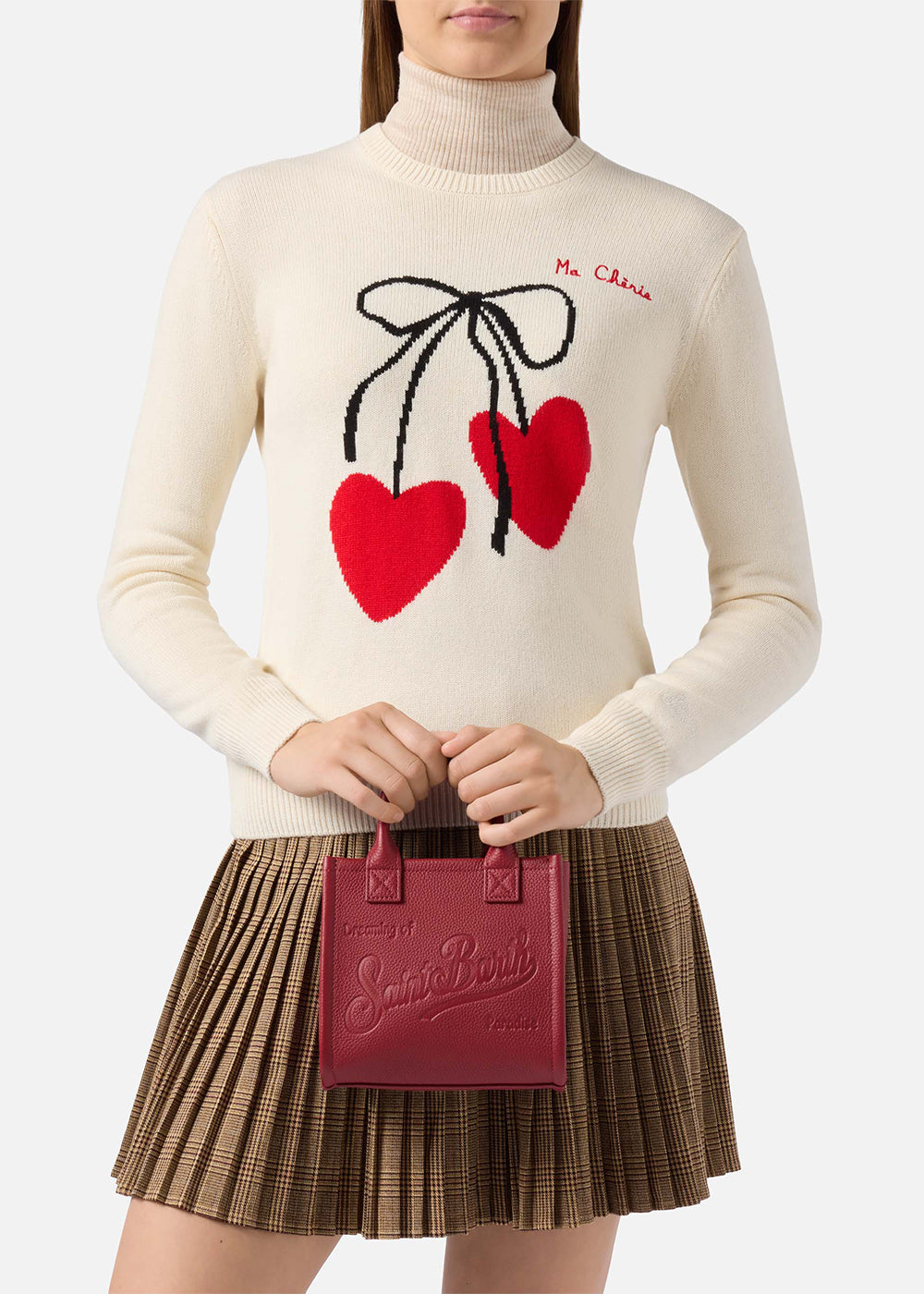 Mini Leather Vanity Bag