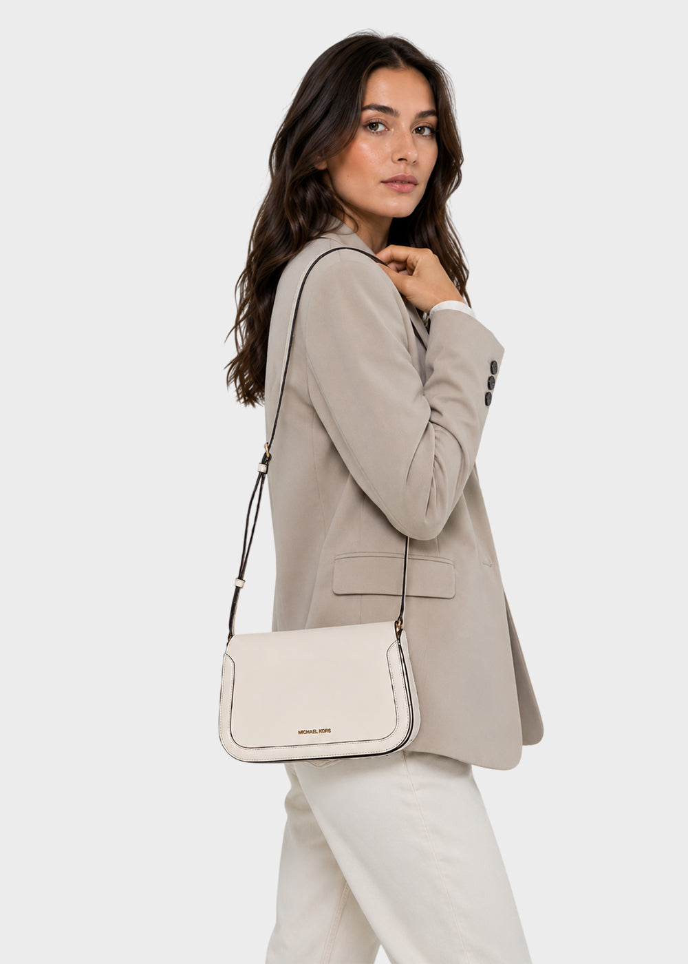 Borsa a tracolla Lucie con pattina