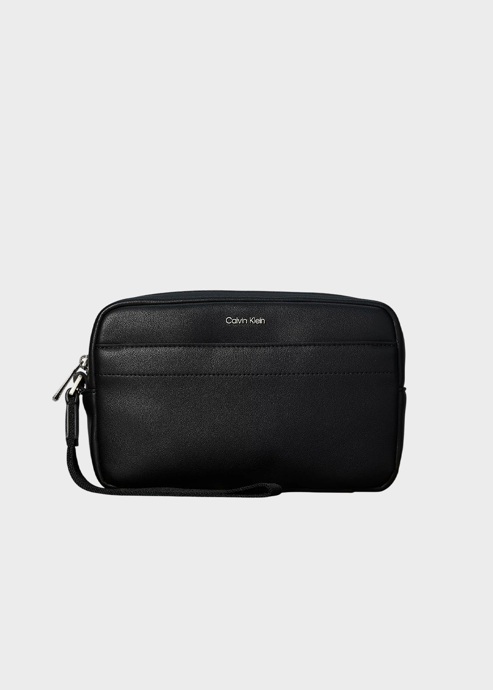 Pochette piccola con manico e logo frontale