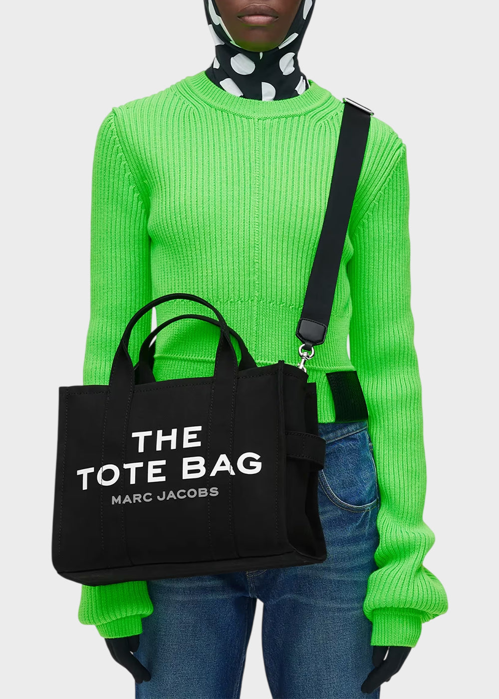 Borsetta a mano "The Tote Bag" media con tracolla, in tessuto