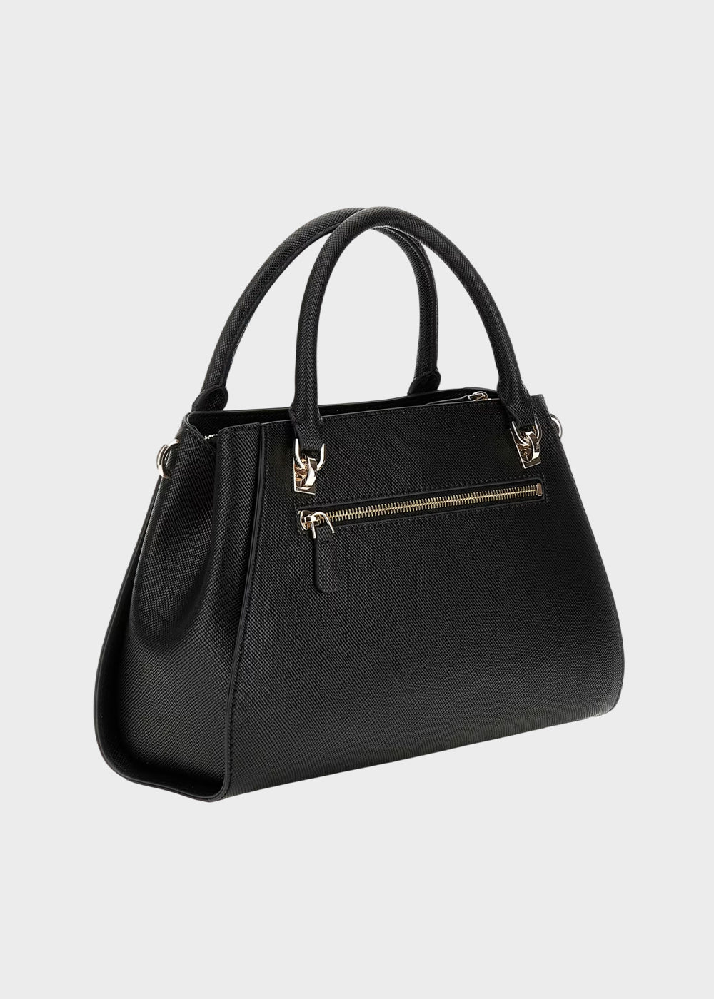 Borsa a mano Noelle II con tracolla e logo all over-4