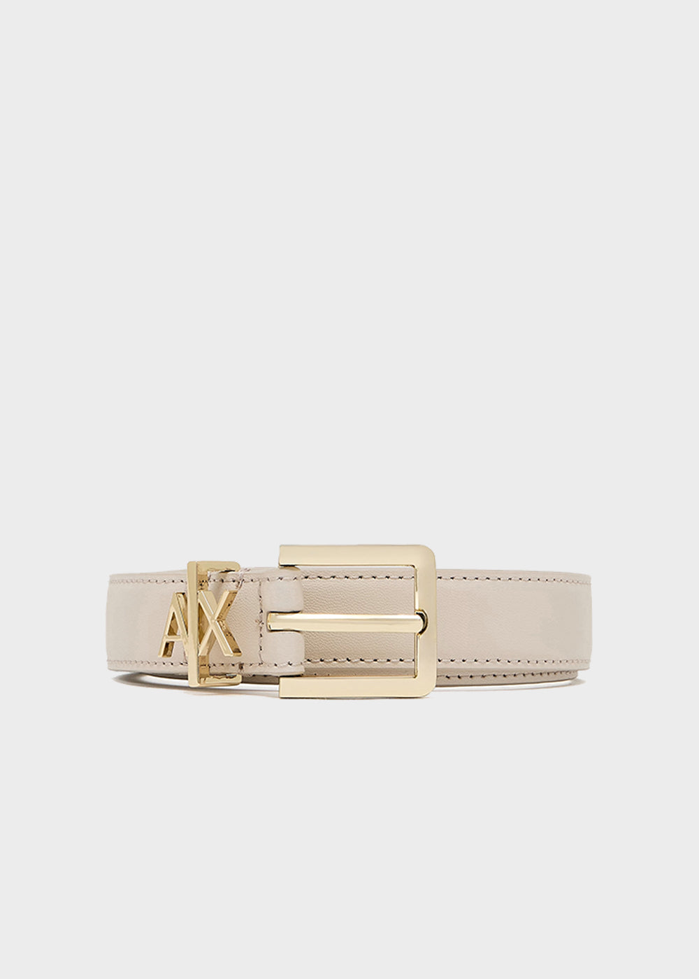 Cintura in pelle con Ardiglione AX (2,4 cm)