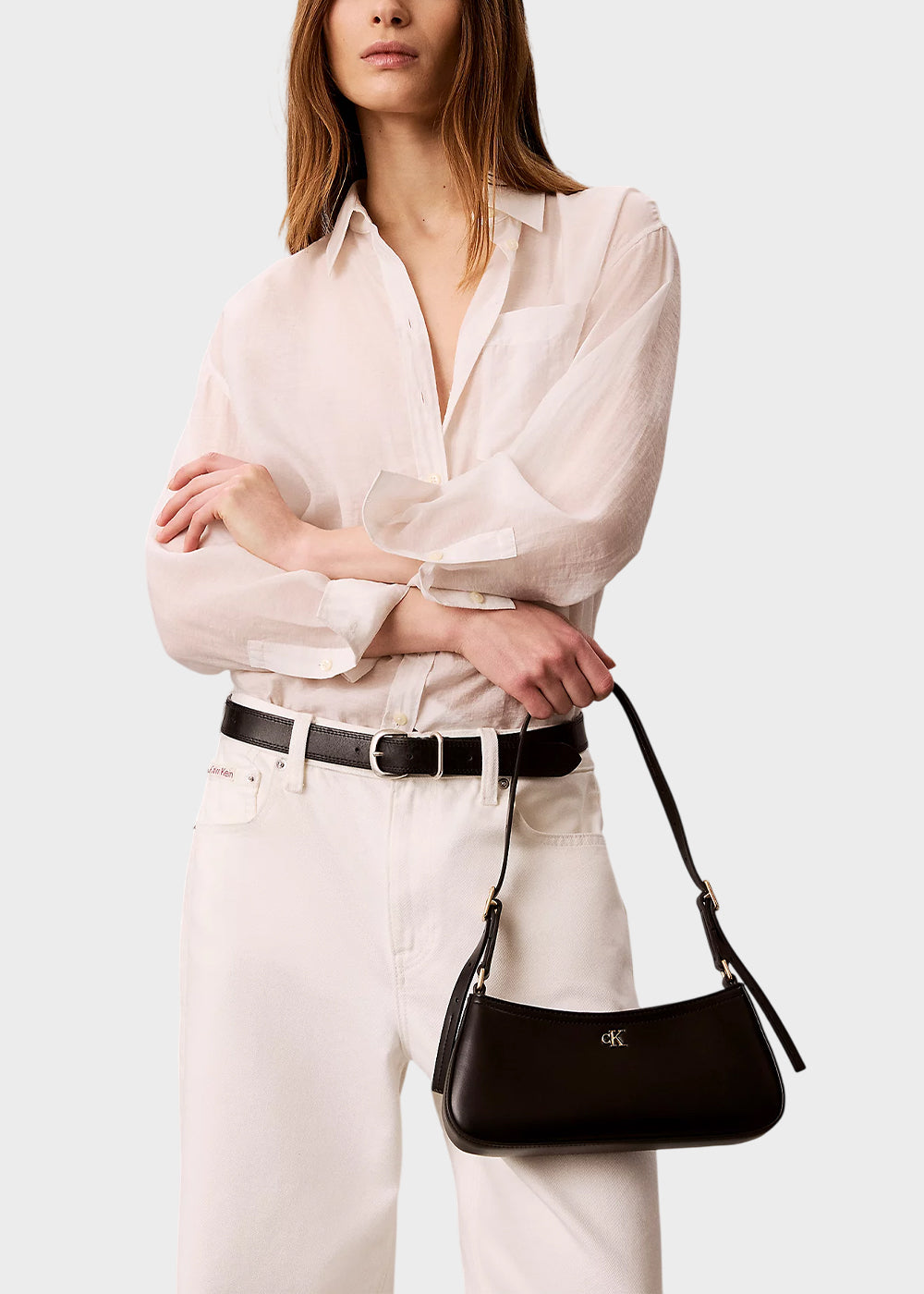 Borsa a spalla Small con logo