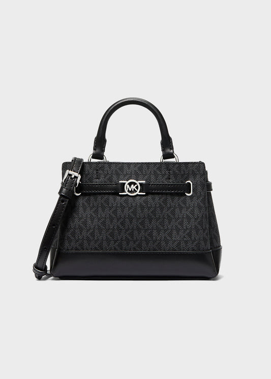 Reed Handbag with Logo