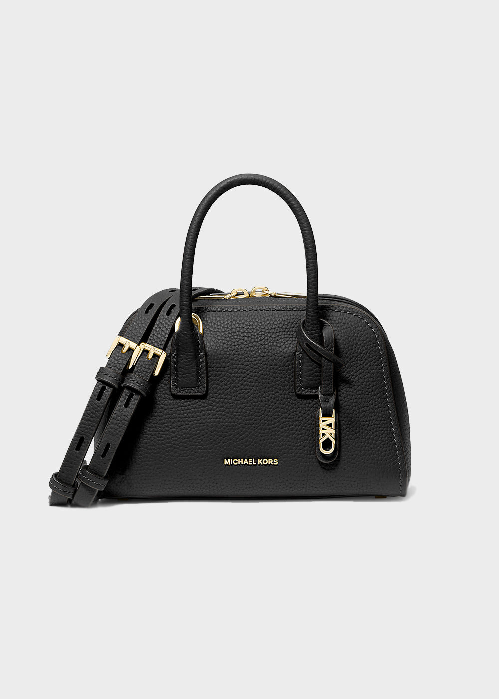 Borsa a tracolla Ashton extra-small in pelle martellata