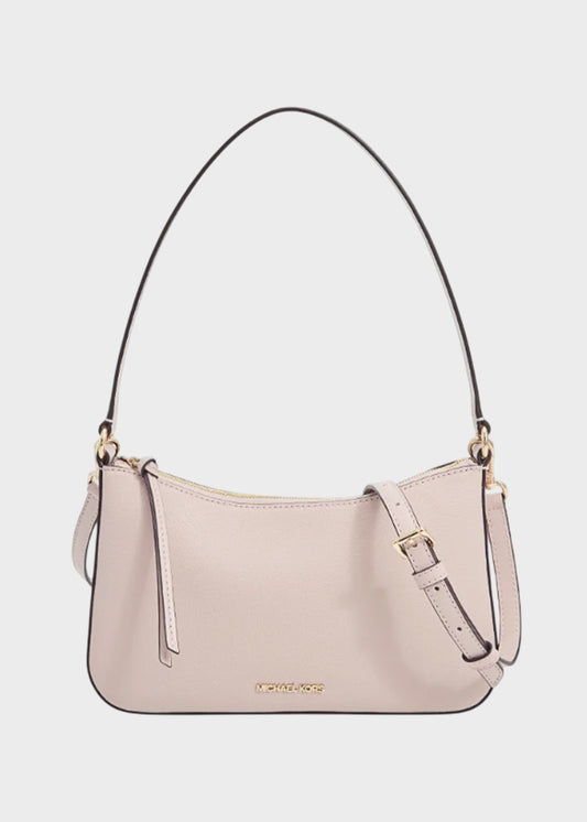 Borsa da spalla Sienna con tracolla e logo all over