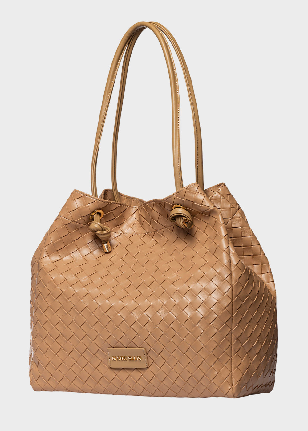 Borsa a spalla Bryanna Plait con trama ad effetto intreccio