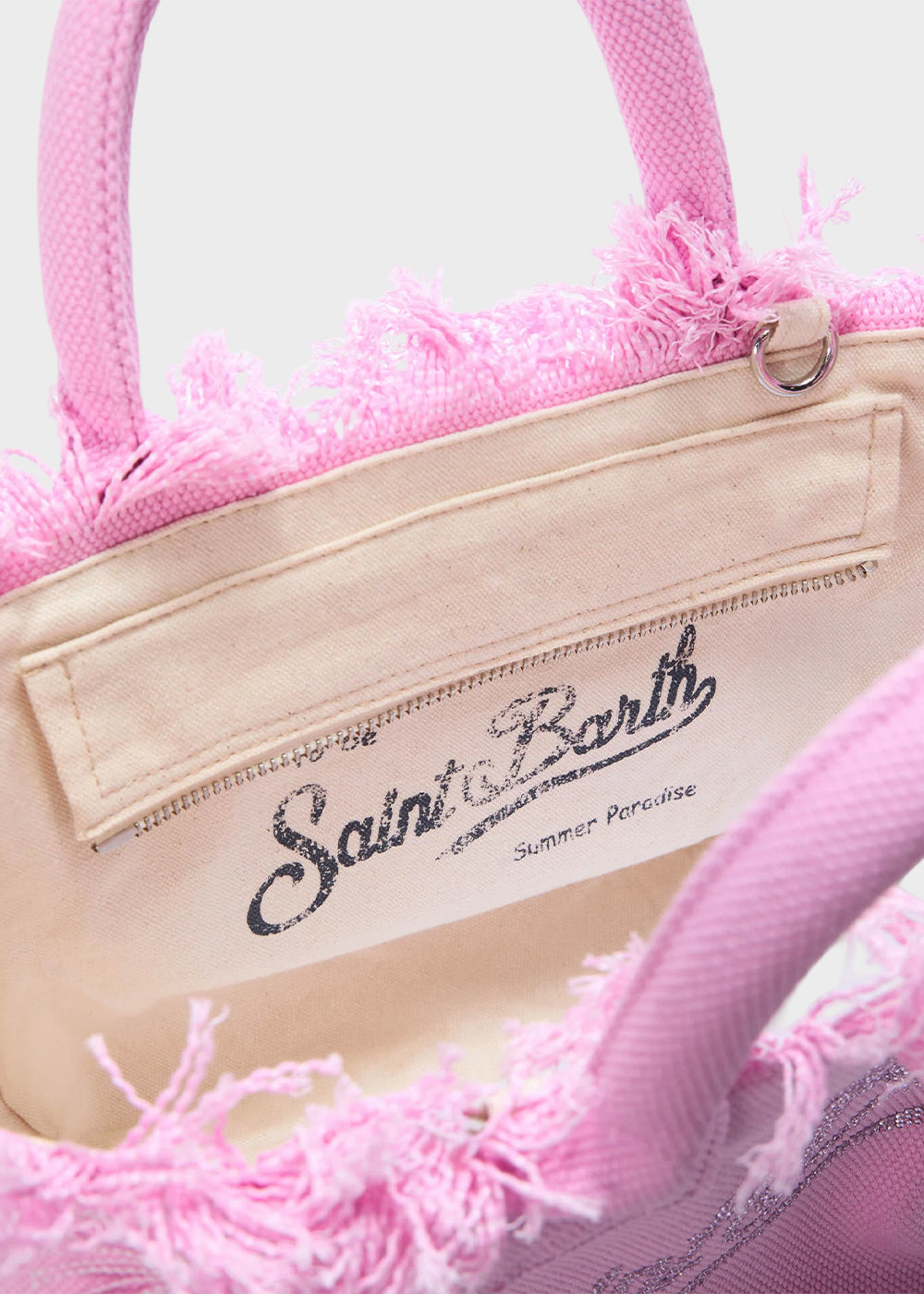 Borsa da mare media Colette Strass con tracolla, in canvas