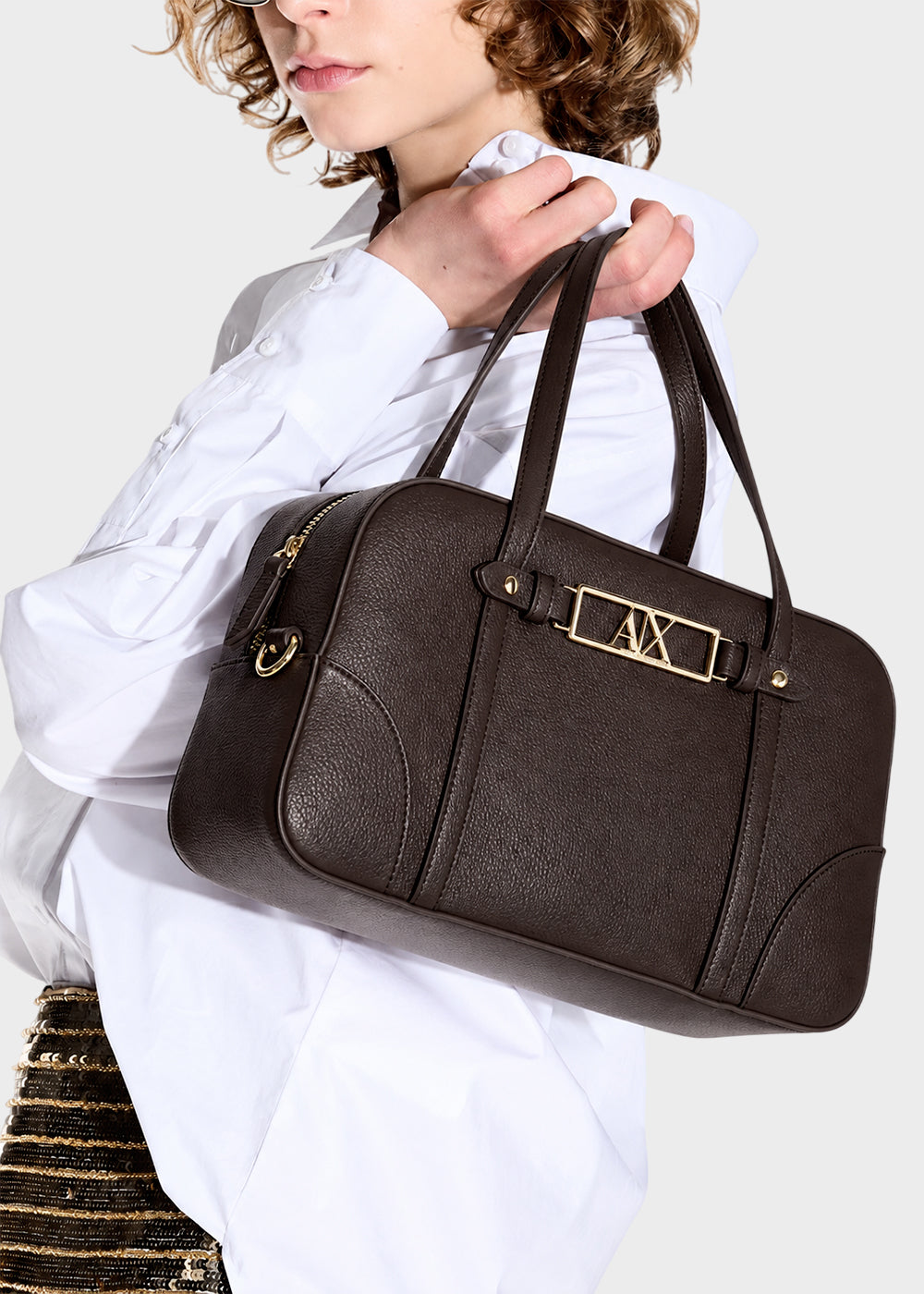 Bauletto a mano Polly M con tracolla-2