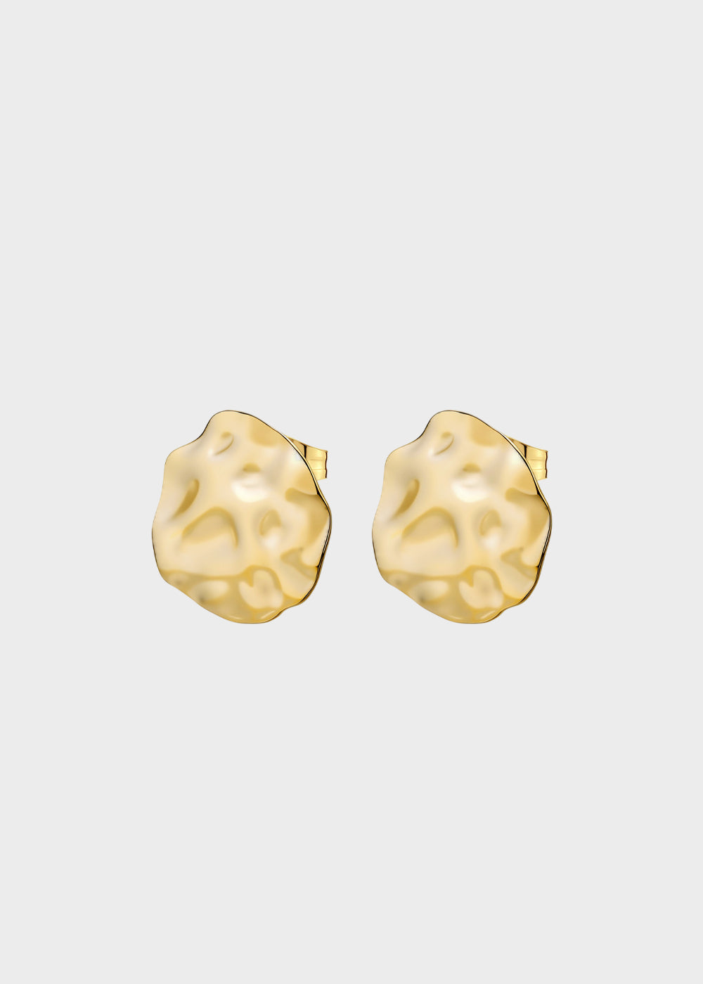 Orecchini Emotion in acciaio con finitura pvd oro 14K