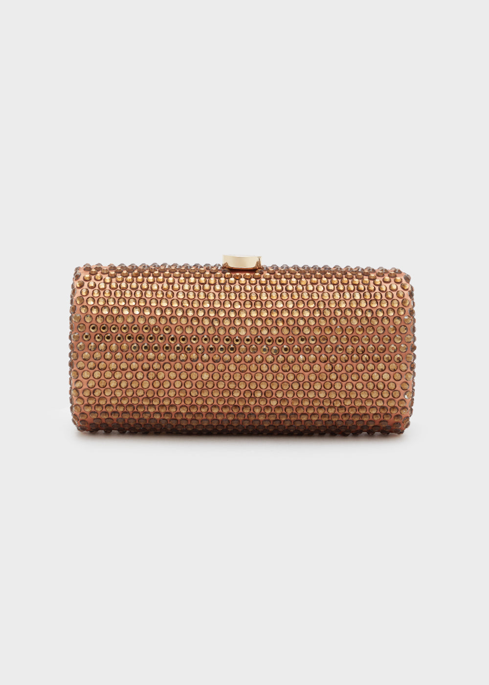 CLUTCH RUBINO CON PIETRE BRONZO