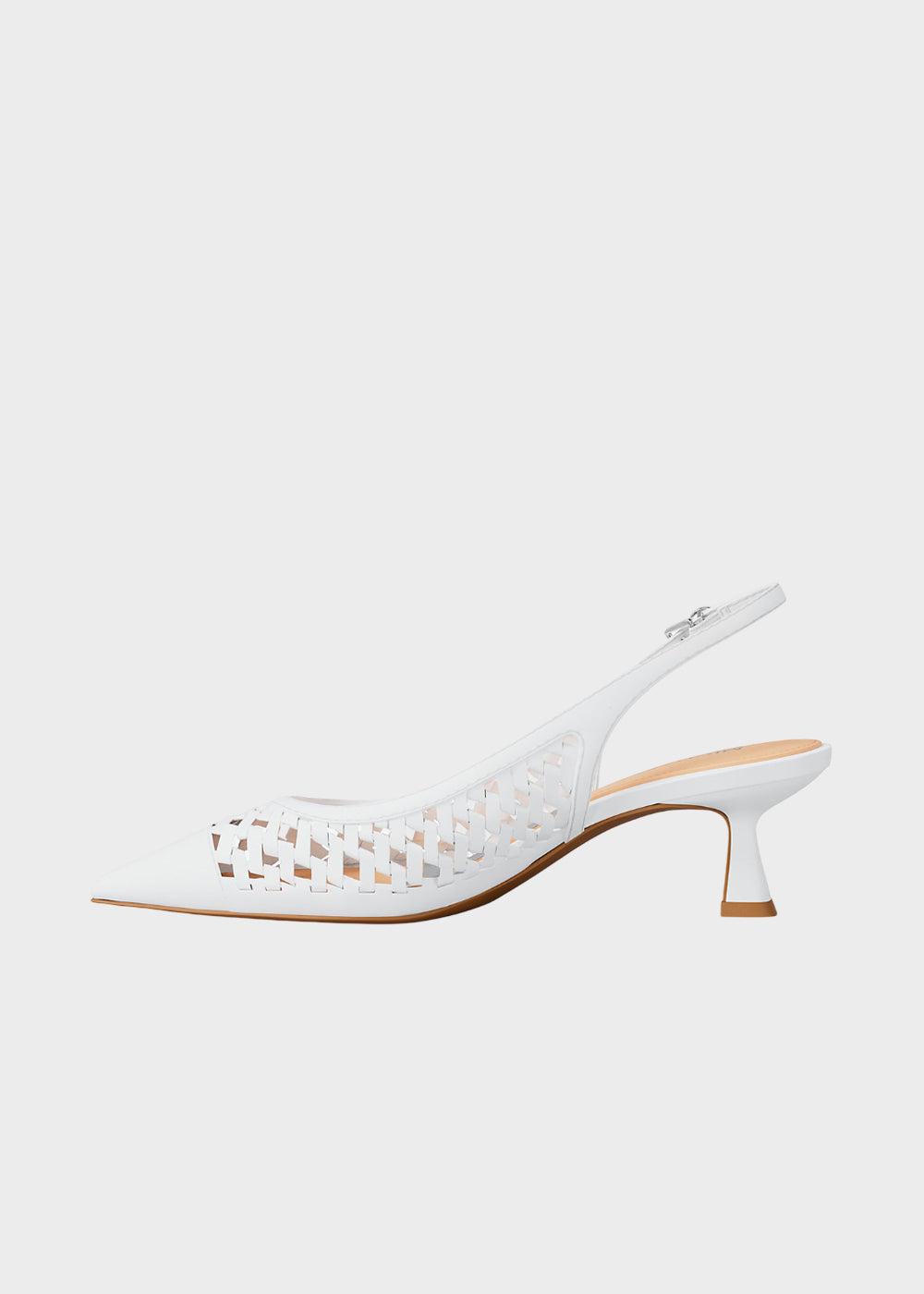 Décolleté intrecciato con tacco 4,5 cm